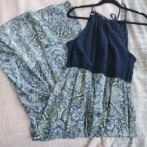 Hi Low summer halter dress